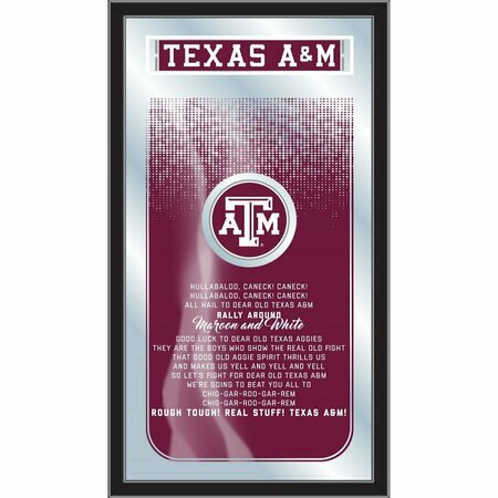 HOLLAND BAR STOOL CO Texas A&M 26" x 15" Fight Song Mirror MFghtTexA-M